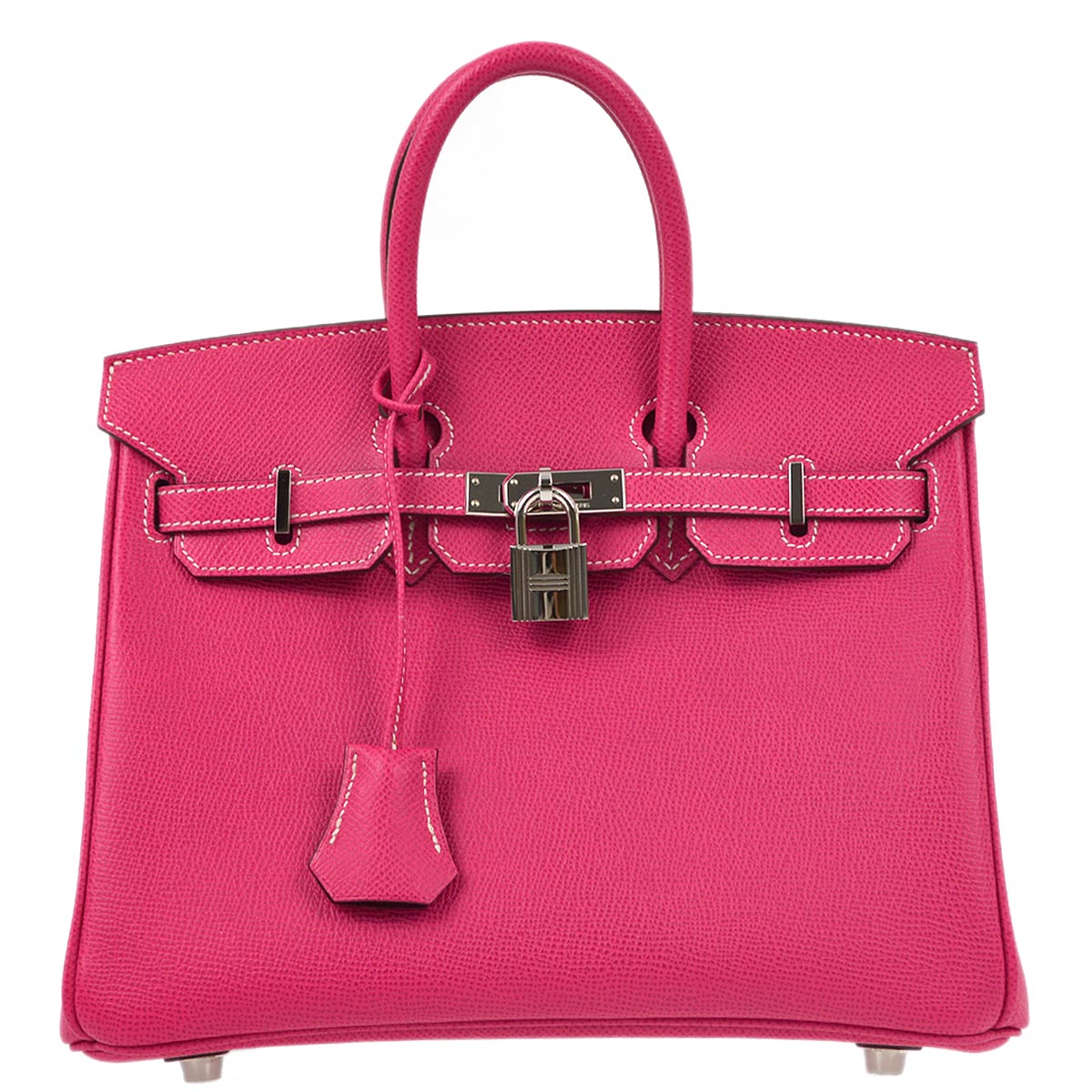 Hermes 2011 Rose Tyrien Epsom Birkin 25 Handbag