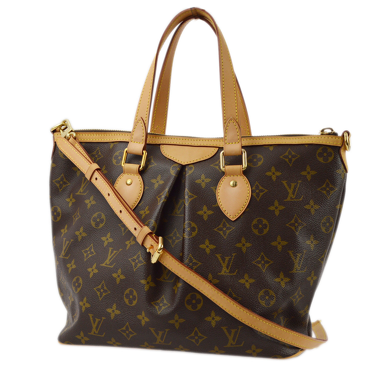 Louis Vuitton 2010 Monogram Palermo PM 2way Tote Bag M40145