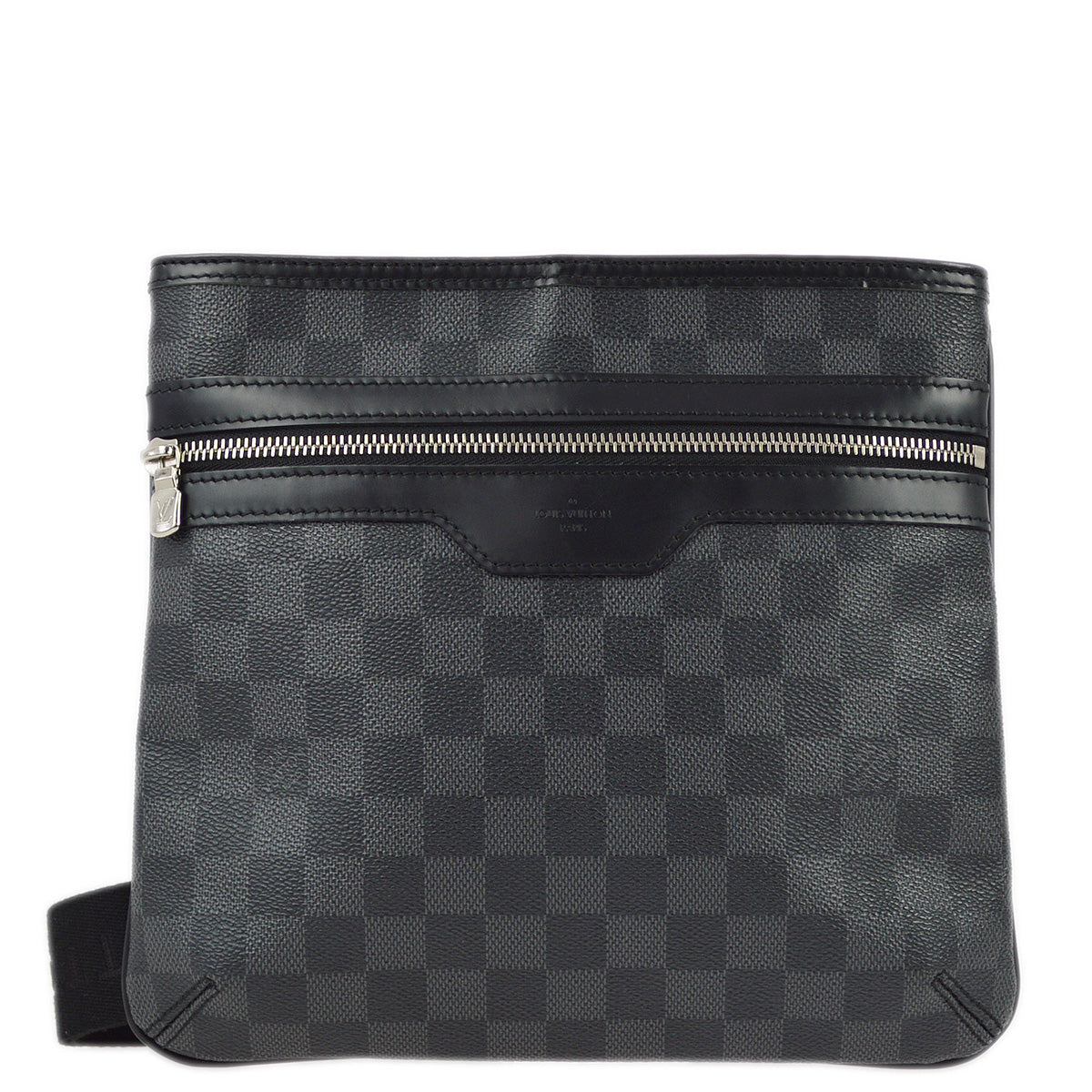 Louis Vuitton 2010 Damier Graphite Thomas Shoulder Bag N58028