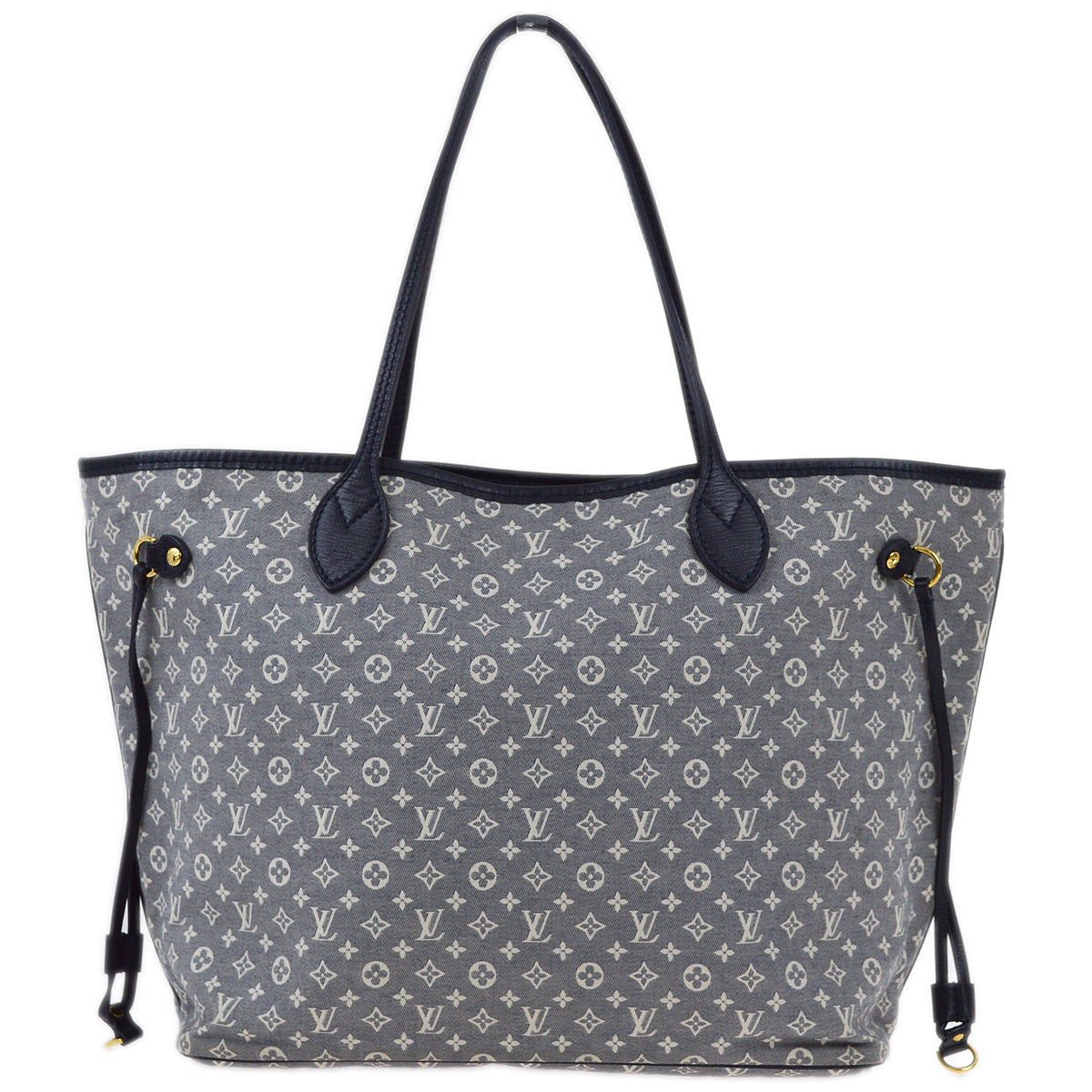Louis Vuitton 2012 Navy Monogram Idylle Neverfull MM Tote M40514