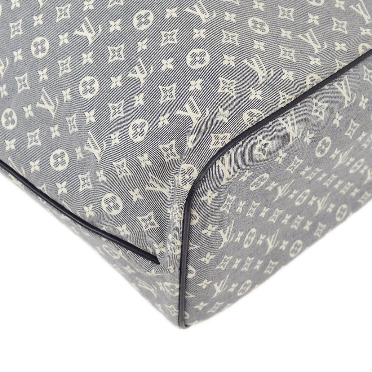 Louis Vuitton 2012 Navy Monogram Idylle Neverfull MM Tote M40514
