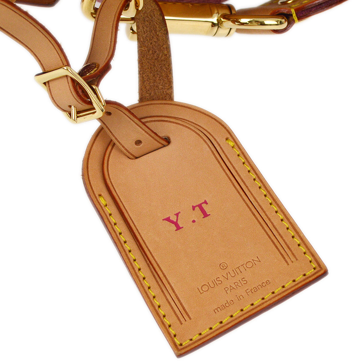 Louis Vuitton 2010 Pink Monogram Denim Sunshine Shoulder Bag M93183