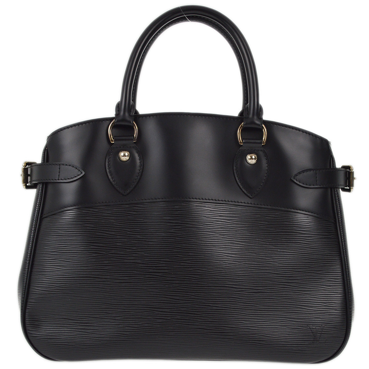 Louis Vuitton 2010 Black Epi Passy PM Tote Handbag M59262