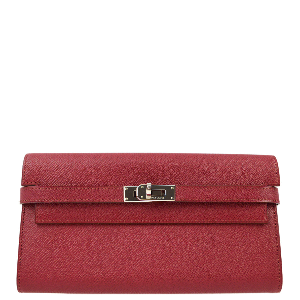 Hermes 2010 Ruby Epsom Kelly Wallet