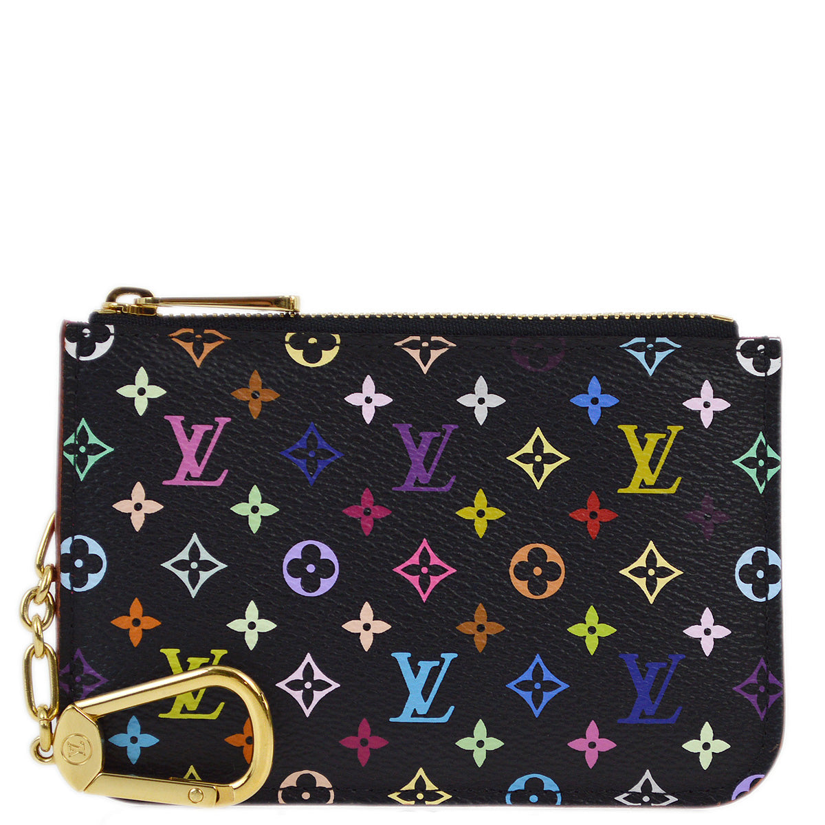 Louis Vuitton 2012 Multicolor Pochette Cles Coin Case Wallet M93735