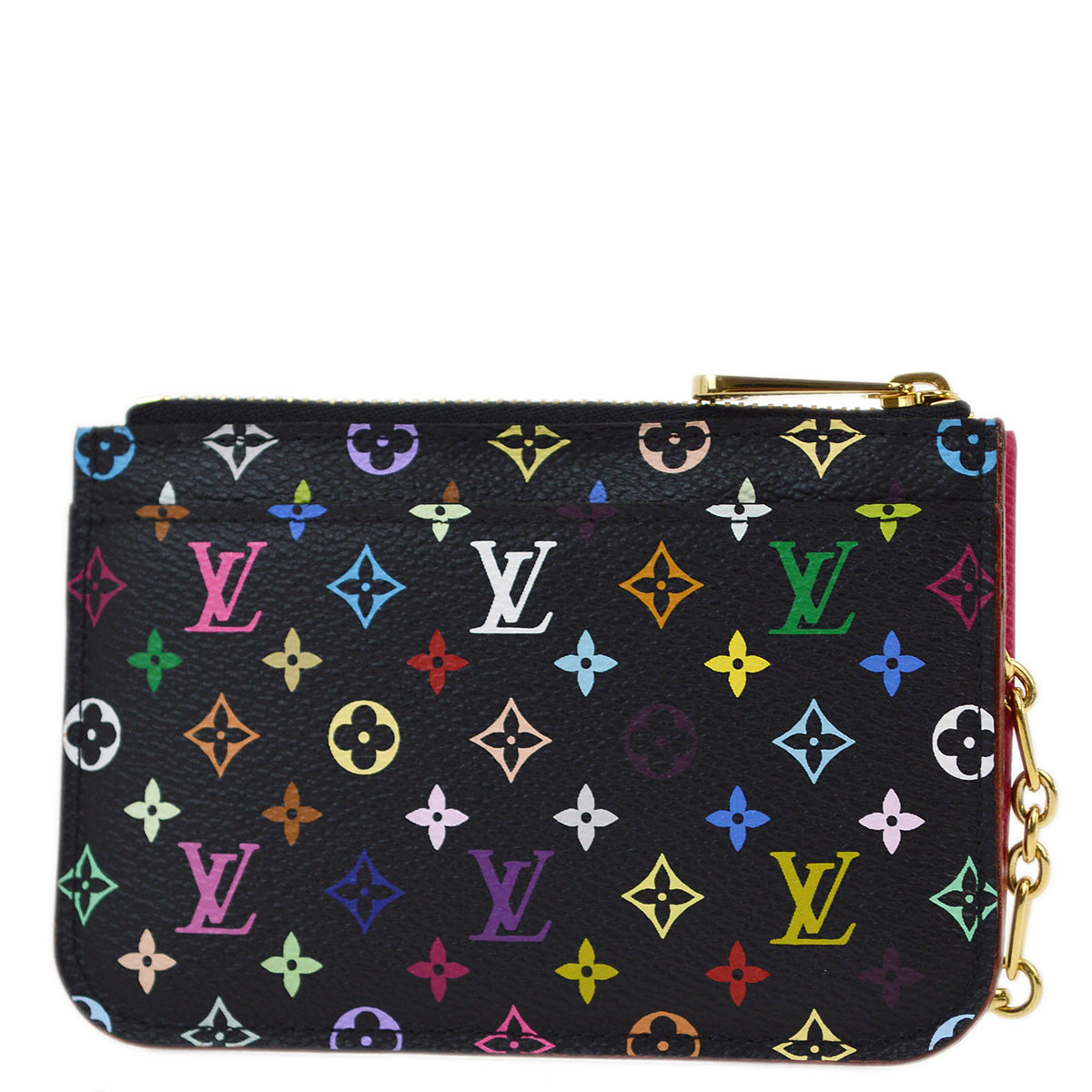 Louis Vuitton 2012 Multicolor Pochette Cles Coin Case Wallet M93735