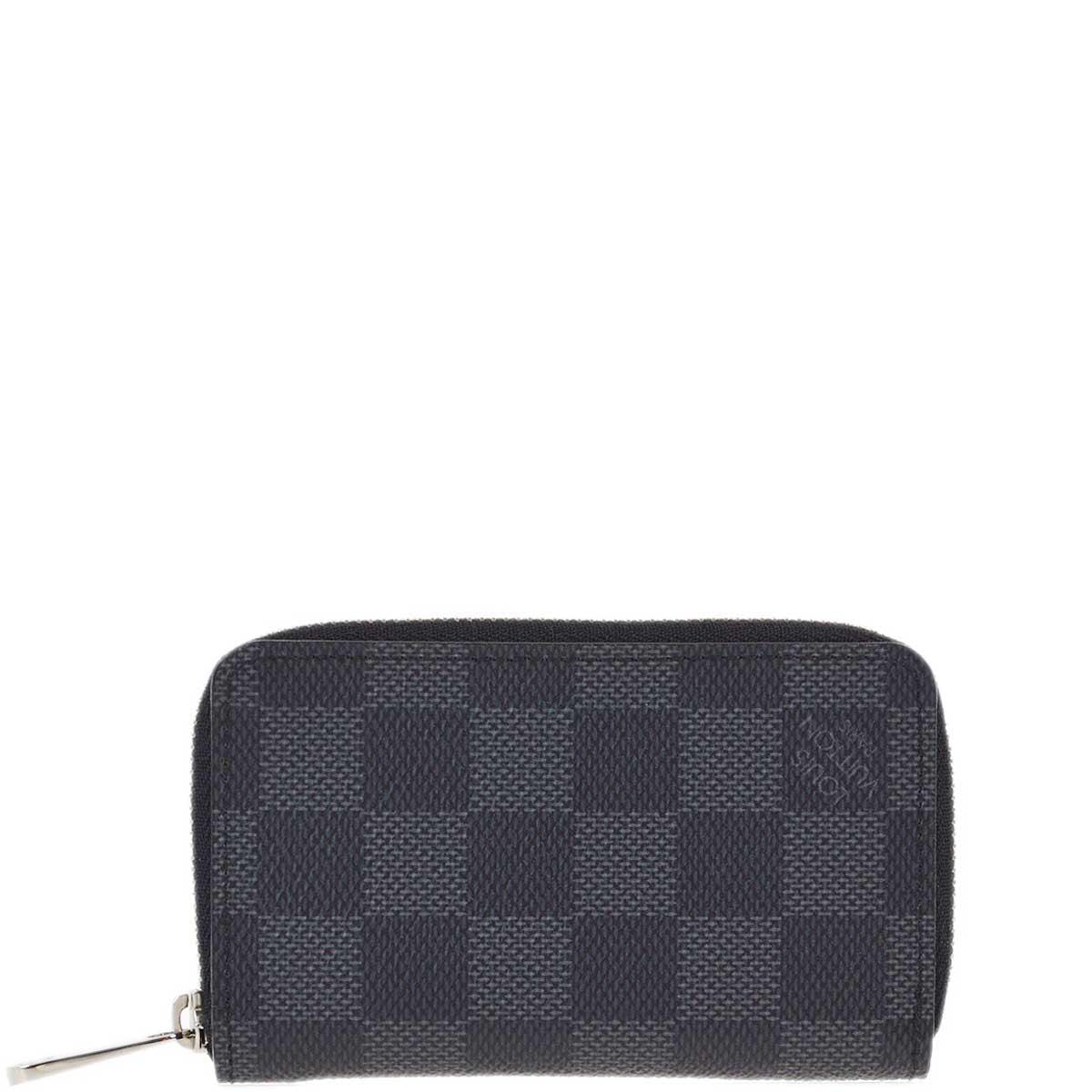 Louis Vuitton 2016 Damier Graphite Zippy Coin Purse Coin Case N63076