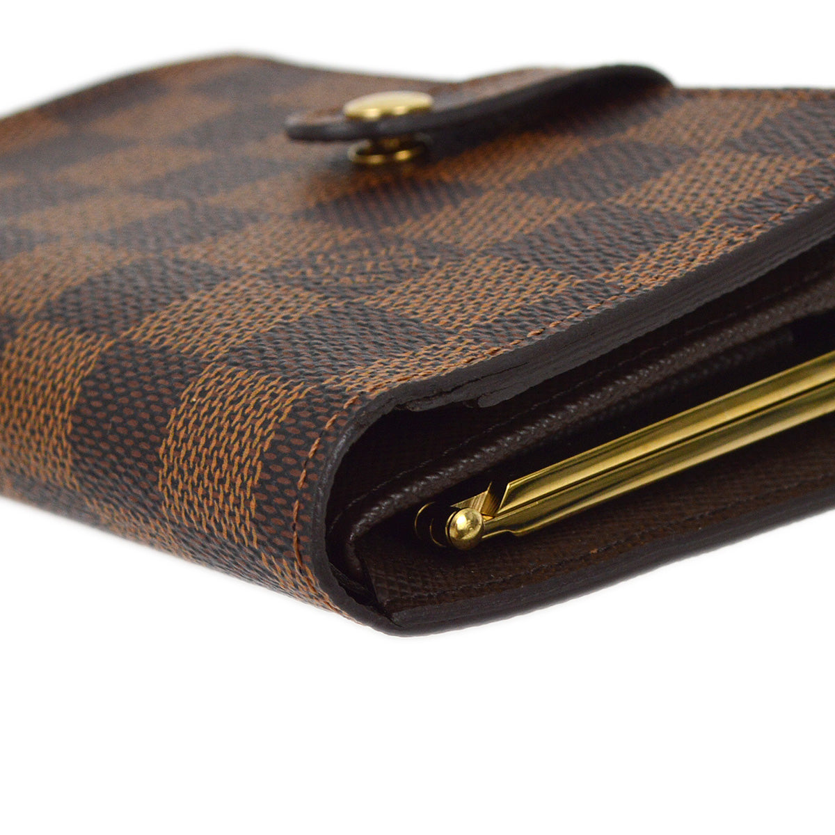 Louis Vuitton 2015 Damier Portefeuille Viennois Wallet Purse N61674