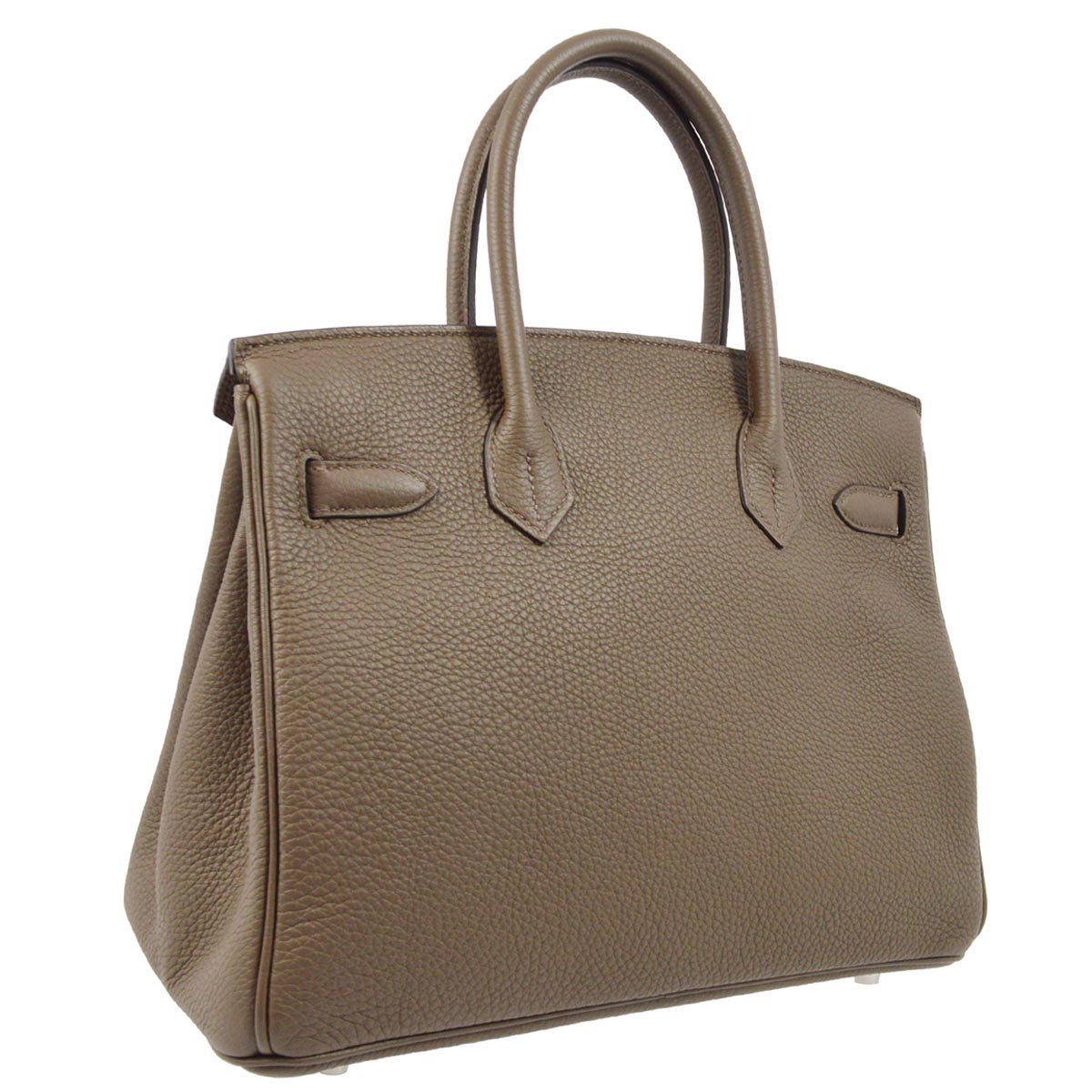 Hermes Taupe Gray Togo Birkin 30 Handbag