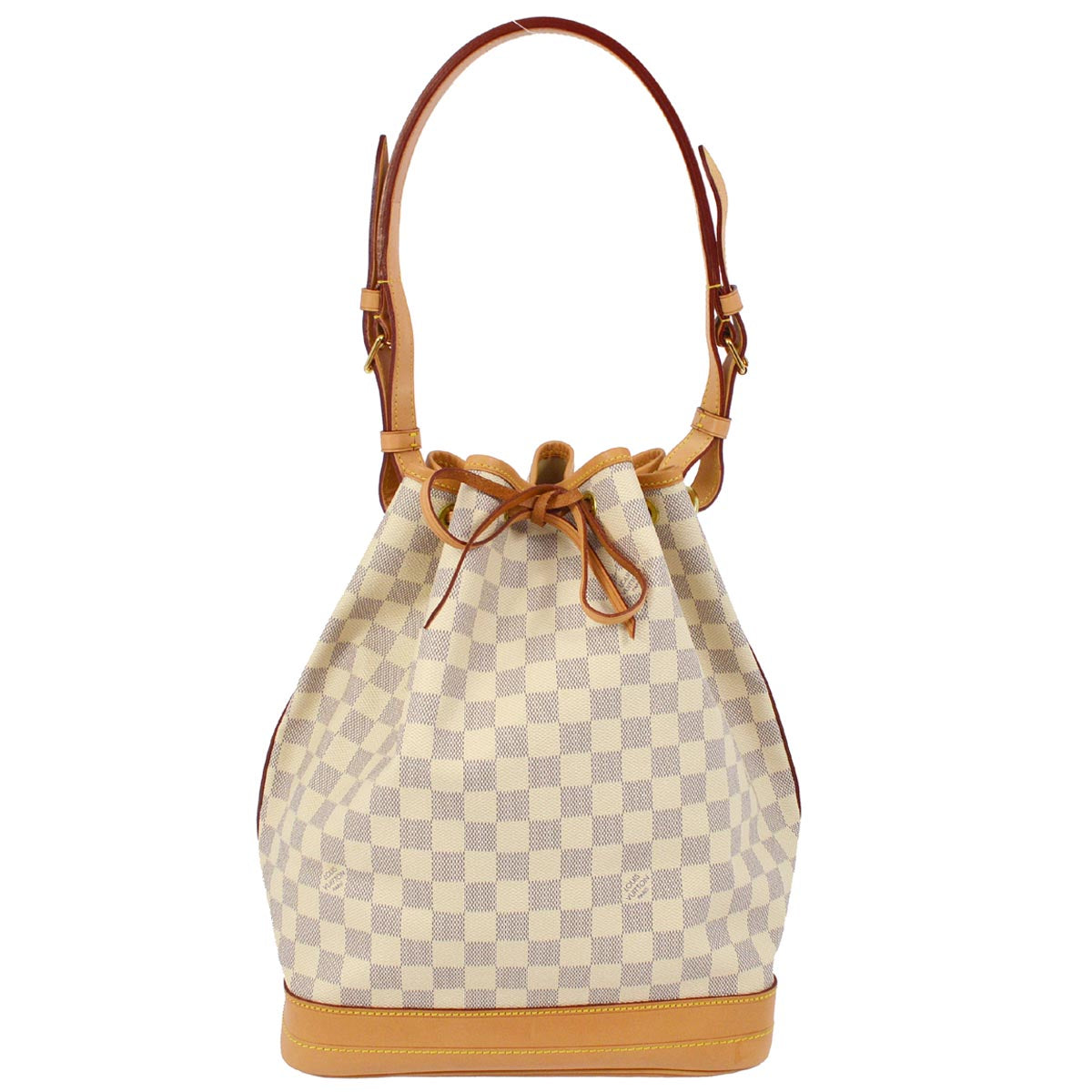 Louis Vuitton 2022 Damier Azur Noe Drawstring Shoulder Bag N42222