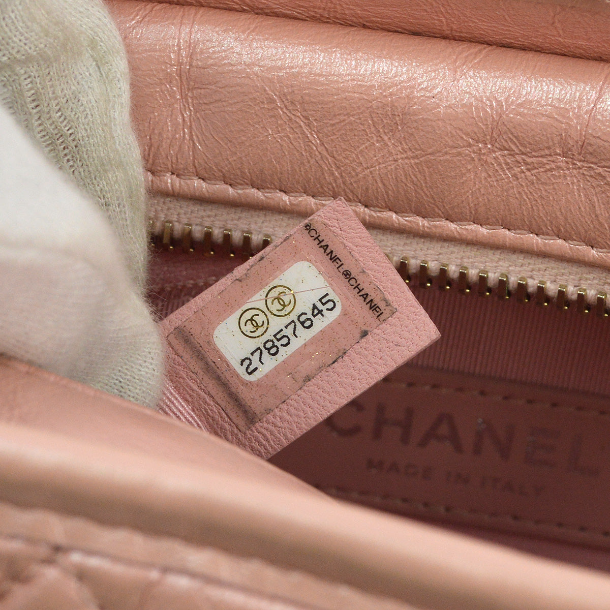 Chanel 2019 Pink Lambskin Small Gabrielle Shoulder Bag