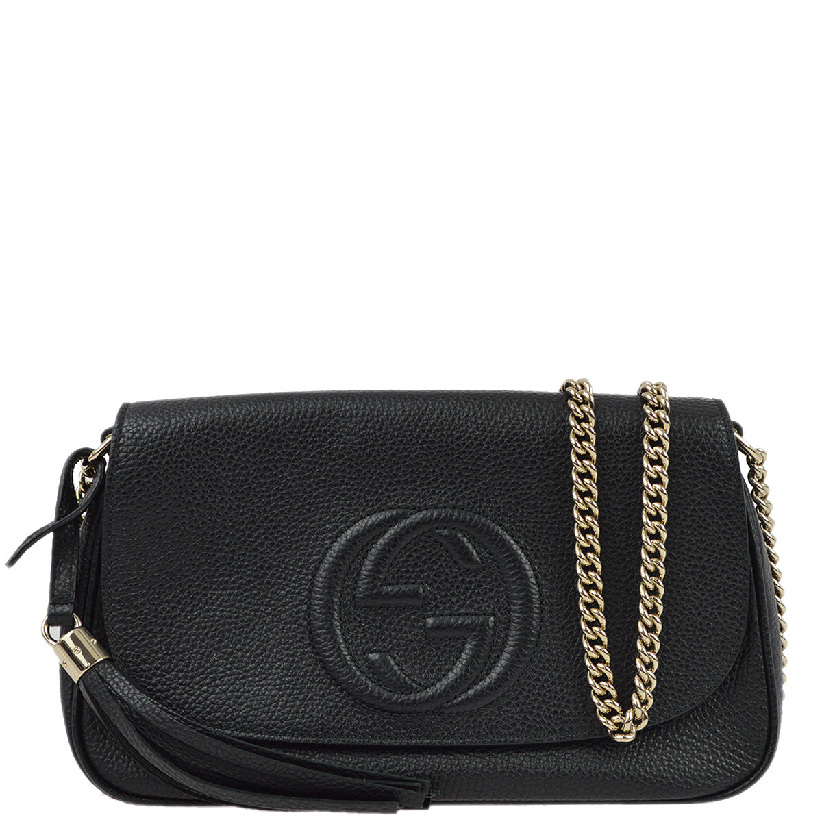 Gucci Black GG Shoulder Bag