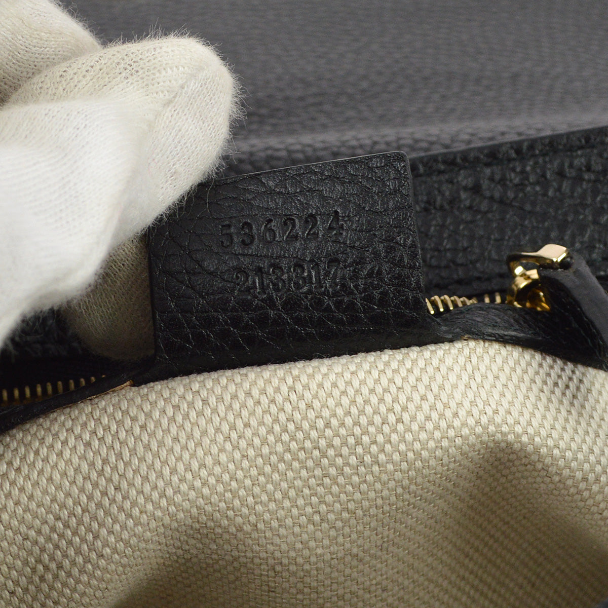 Gucci Black GG Shoulder Bag