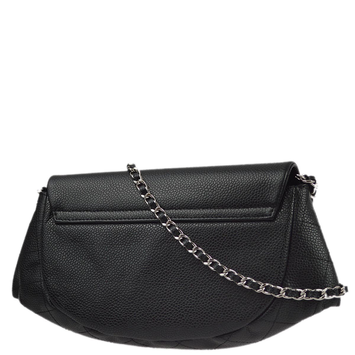 Chanel 2013-2014 Black Caviar WOC Wallet On Chain