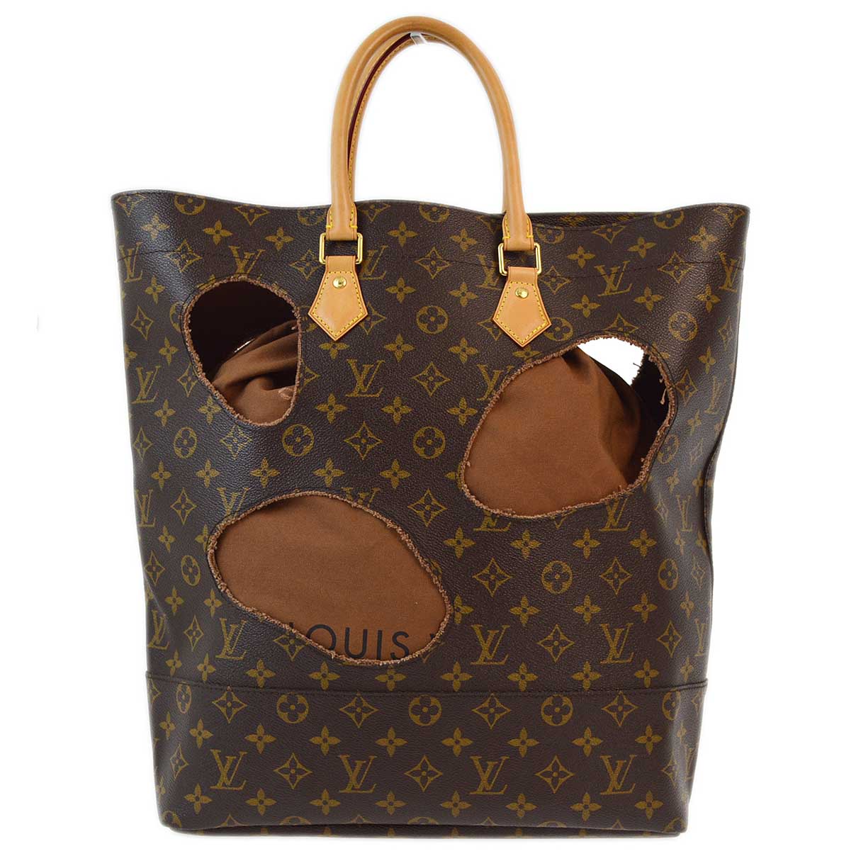 Louis Vuitton x Comme des Garcons Bag With Holes Tote Bag M40279