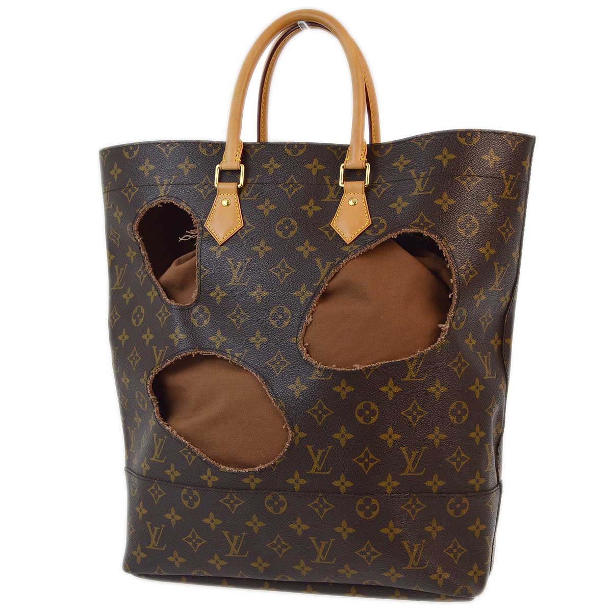 Louis Vuitton x Comme des Garcons Bag With Holes Tote Bag M40279