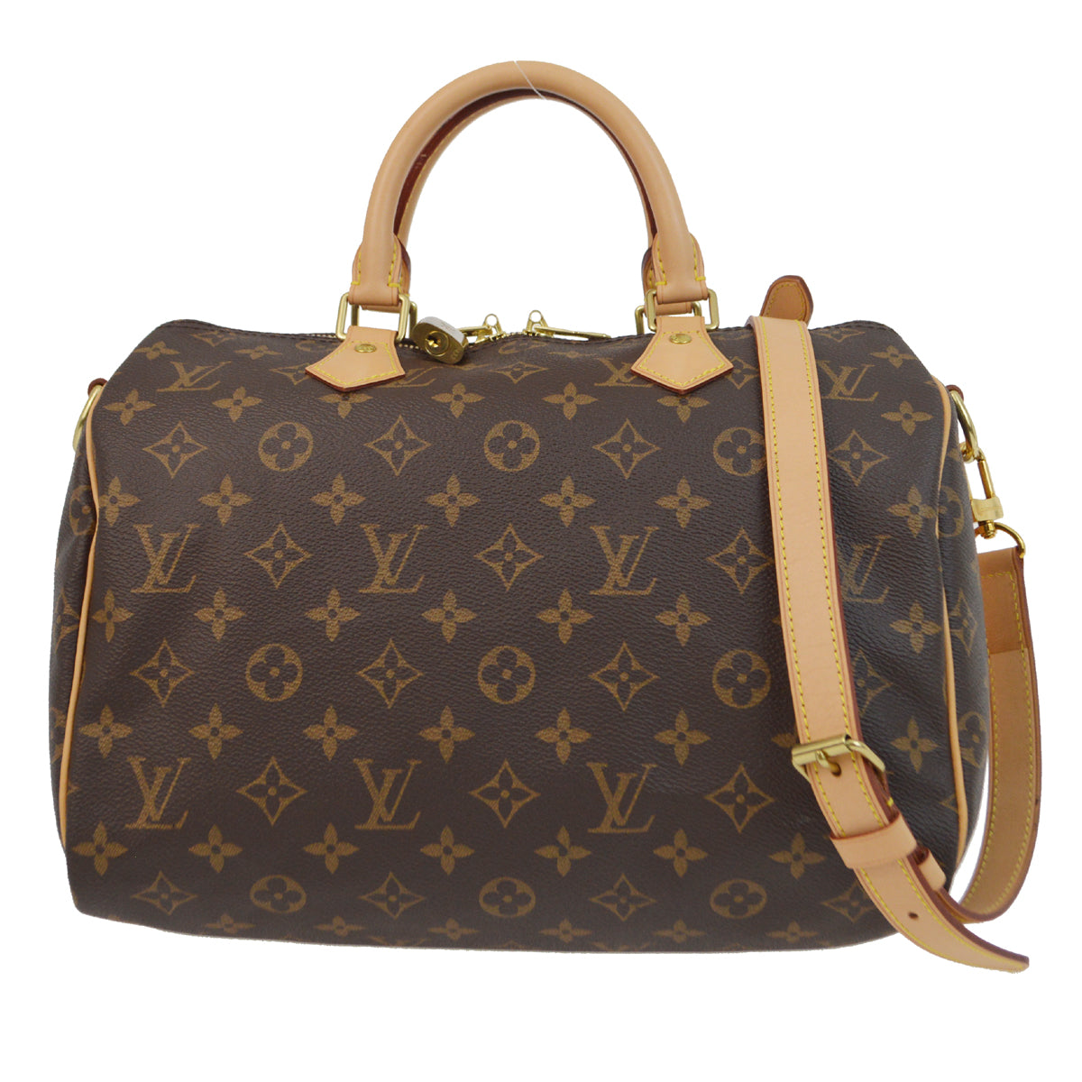 Louis Vuitton 2016 Monogram Speedy Bandouliere 30 Duffle Bag M41112