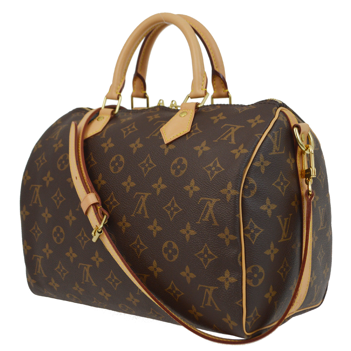 Louis Vuitton 2016 Monogram Speedy Bandouliere 30 Duffle Bag M41112