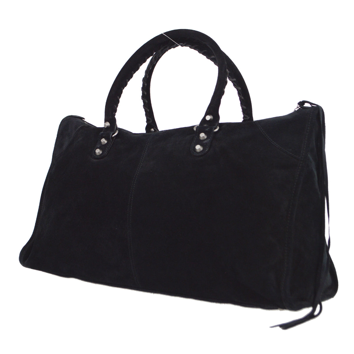 Balenciaga Black Suede Classic City Baby Daim Handbag