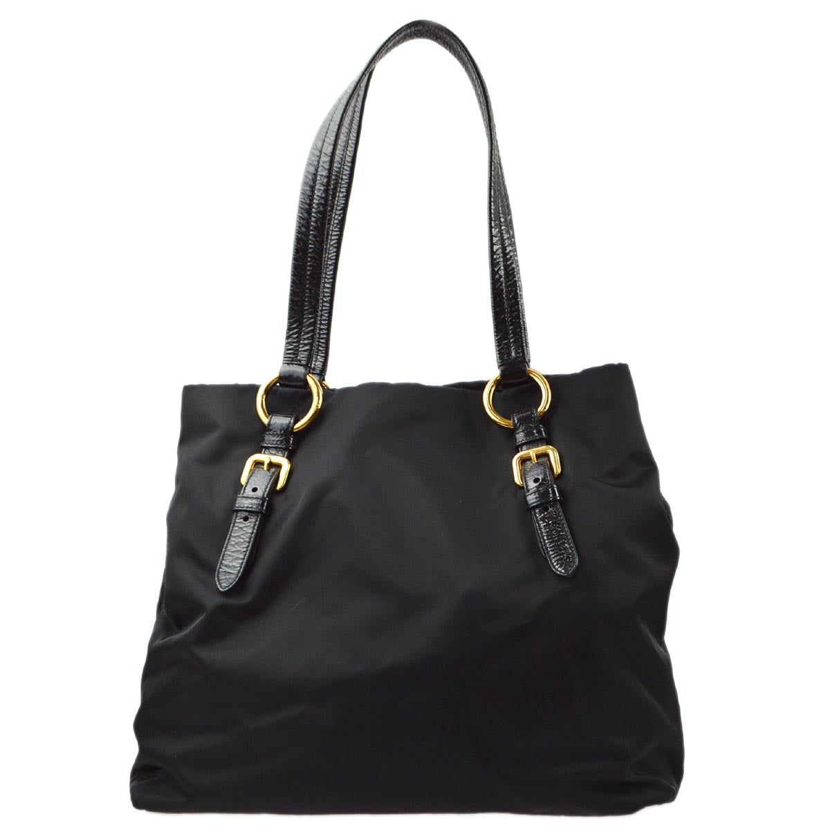 Prada Black Nylon Tote Handbag