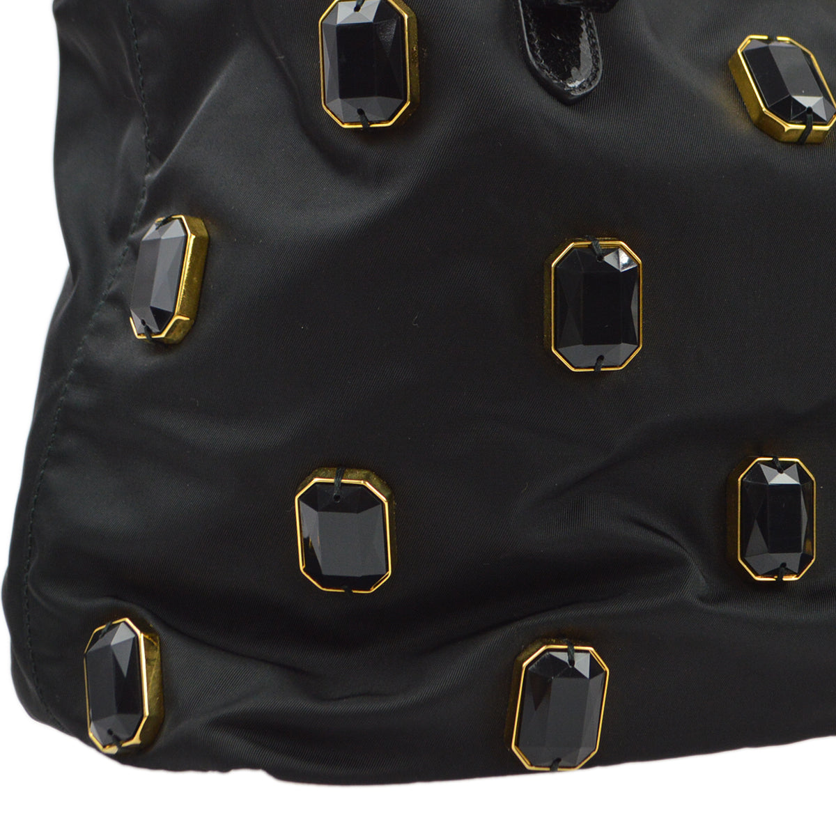 Prada Black Nylon Tote Handbag
