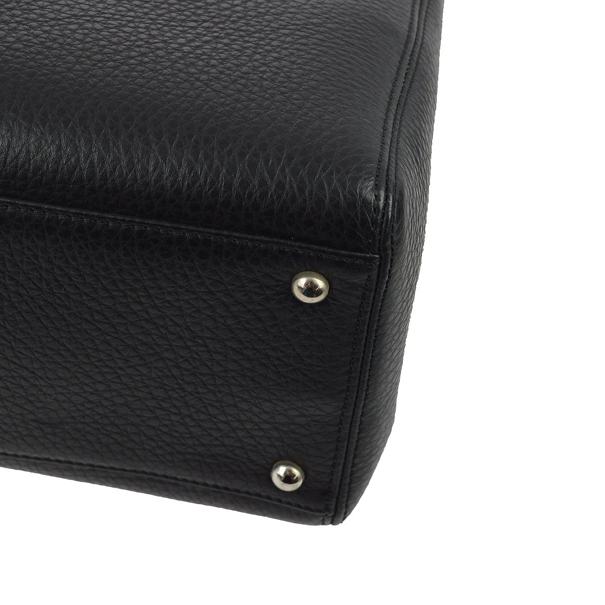 Chanel 2014 Black Calfskin Executive Tote Handbag