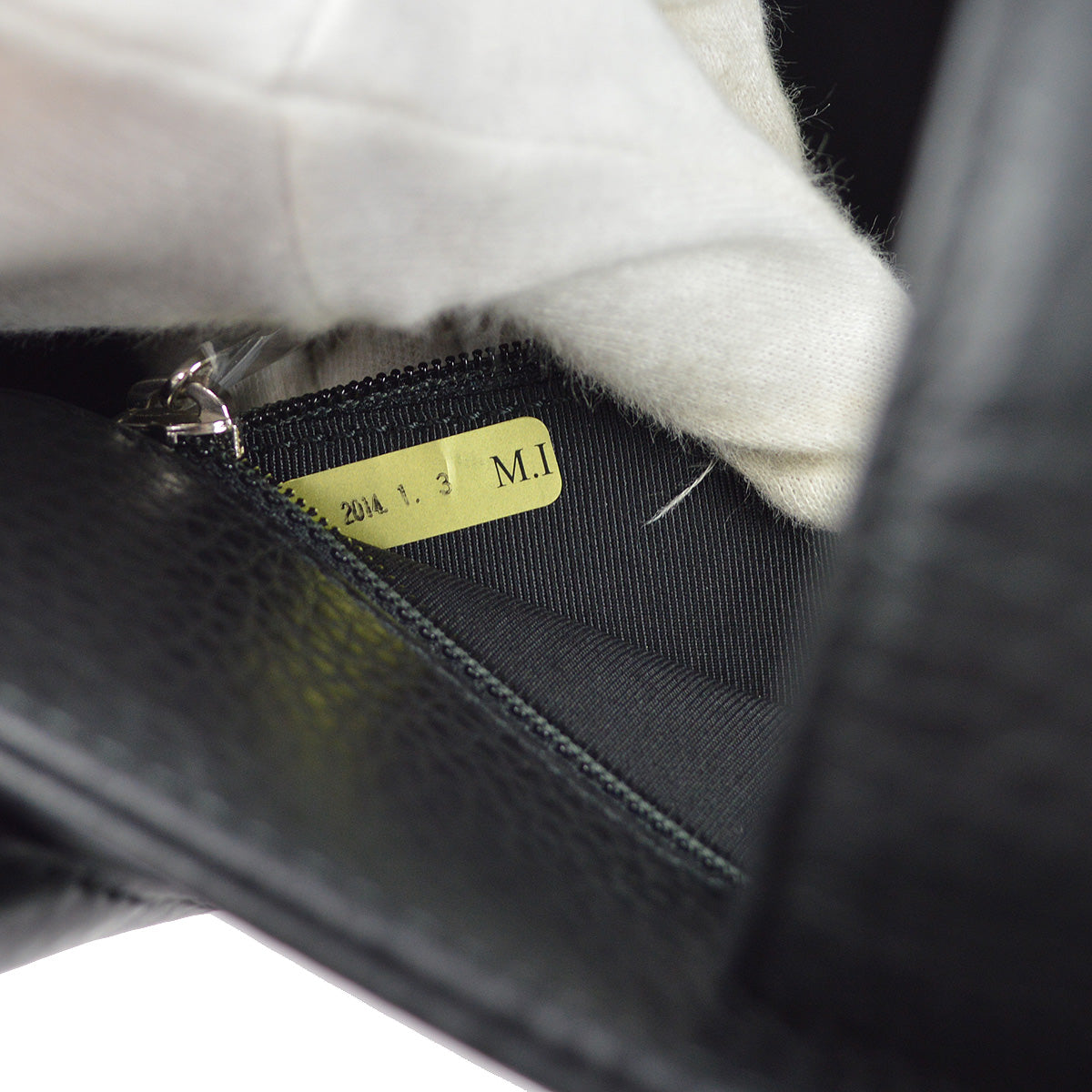 Chanel 2014 Black Calfskin Executive Tote Handbag
