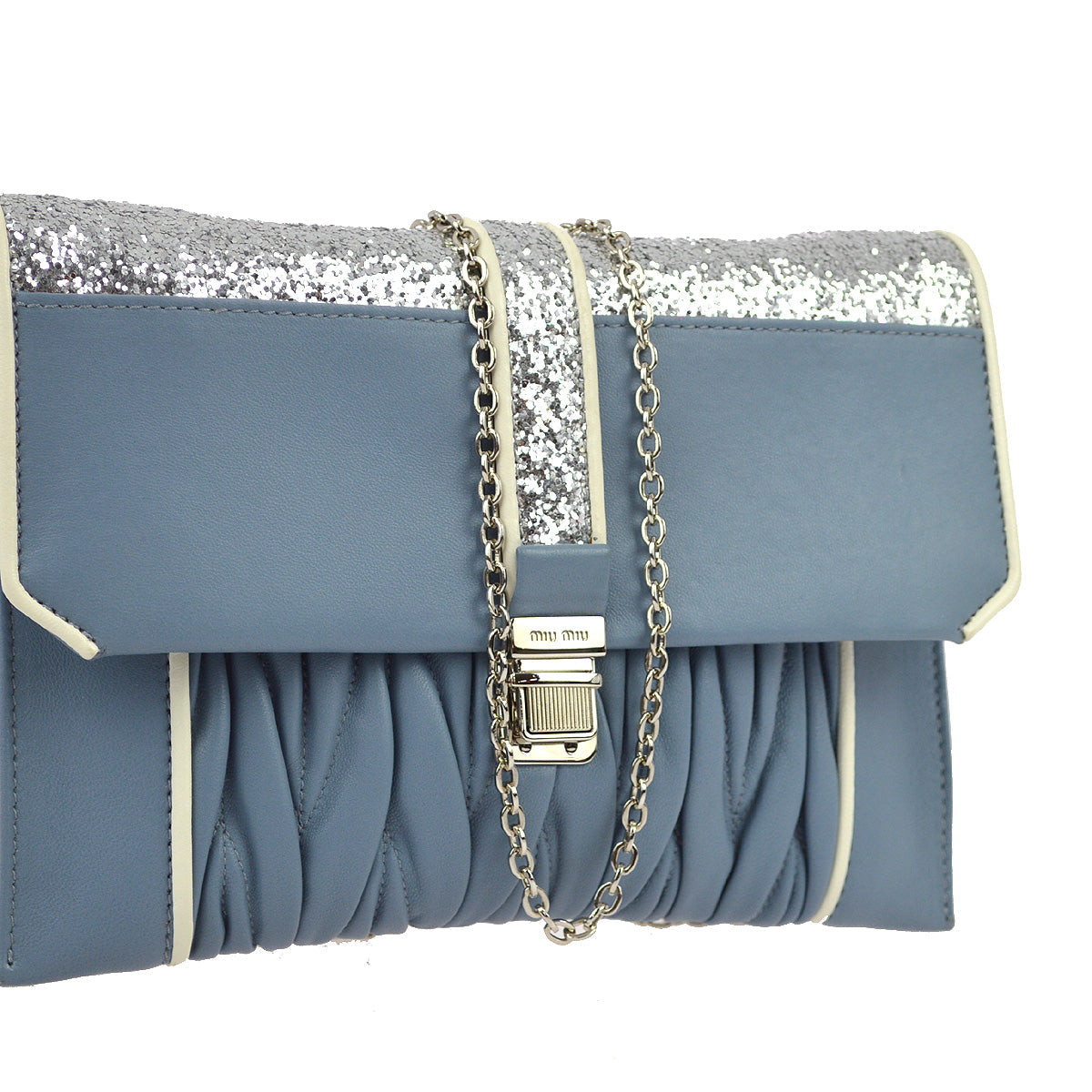 Miu Miu Light Blue Shoulder Bag