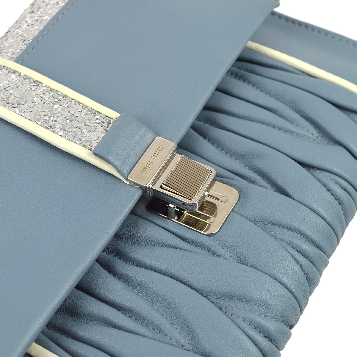 Miu Miu Light Blue Shoulder Bag