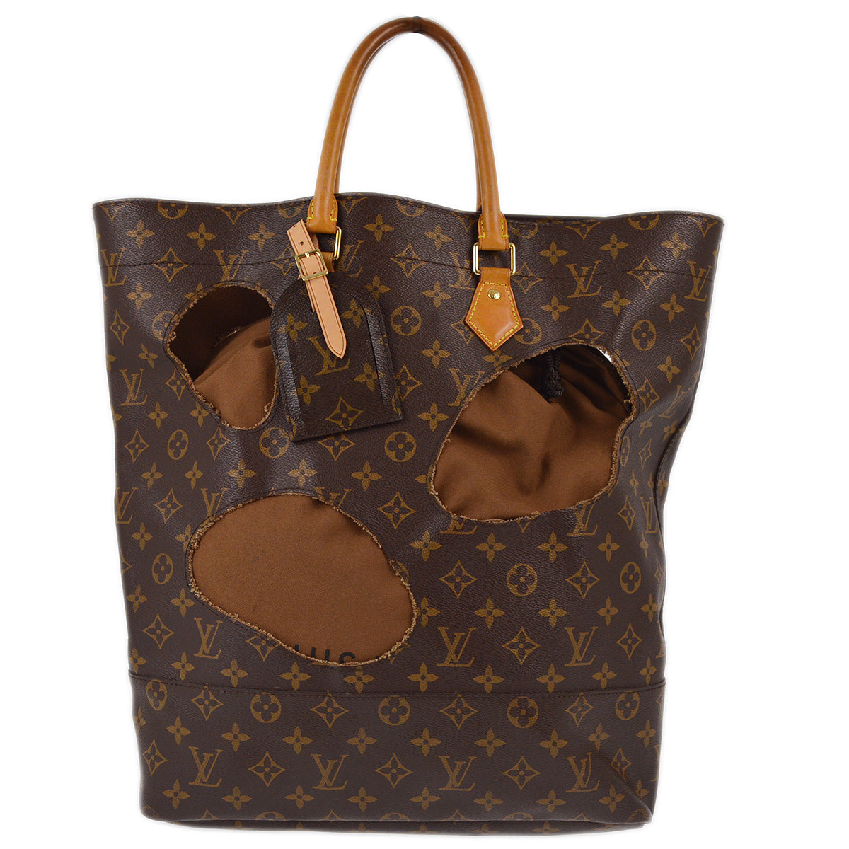 Louis Vuitton x Comme des Garcons Bag With Holes Tote Bag M40279