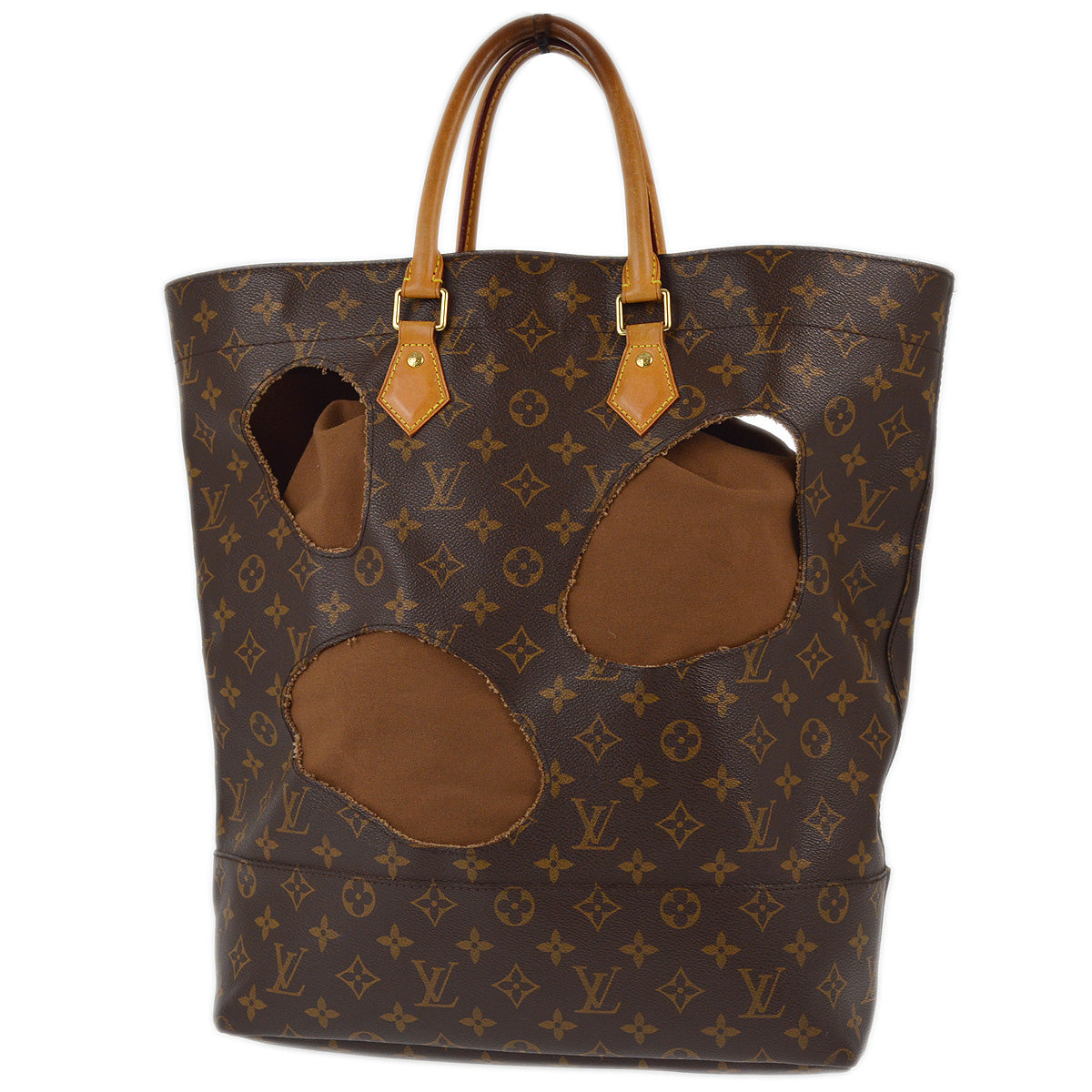 Louis Vuitton x Comme des Garcons Bag With Holes Tote Bag M40279