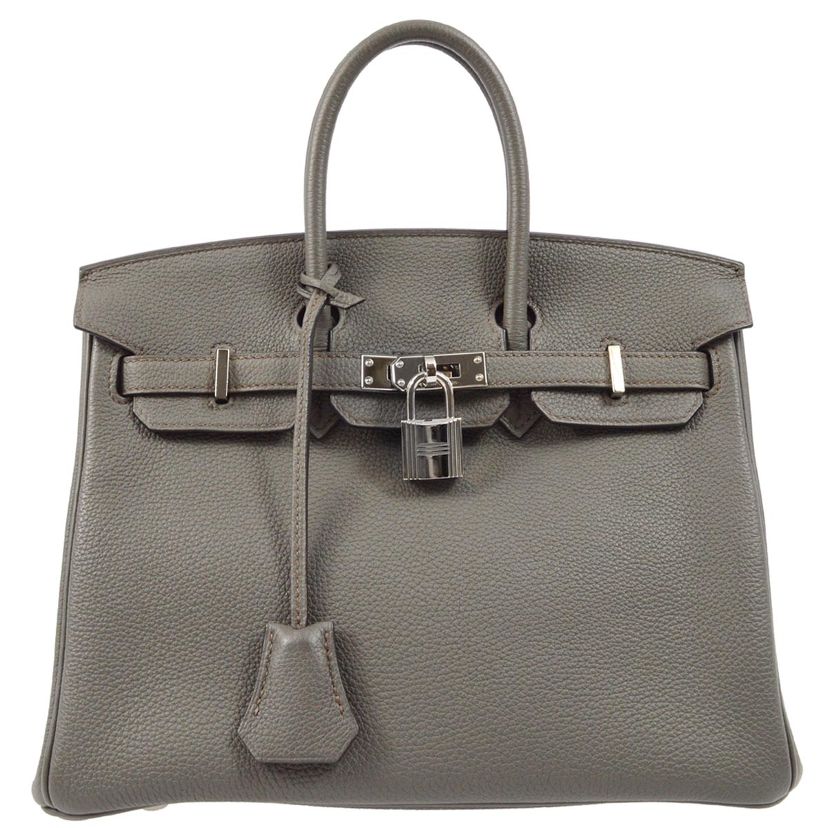 Hermes 2018 Gray Togo Birkin 25 Handbag