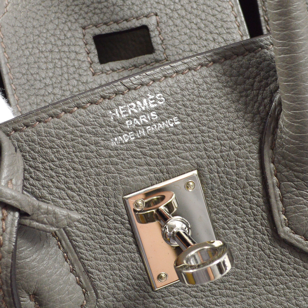 Hermes 2018 Etain Togo Birkin 25 Handbag