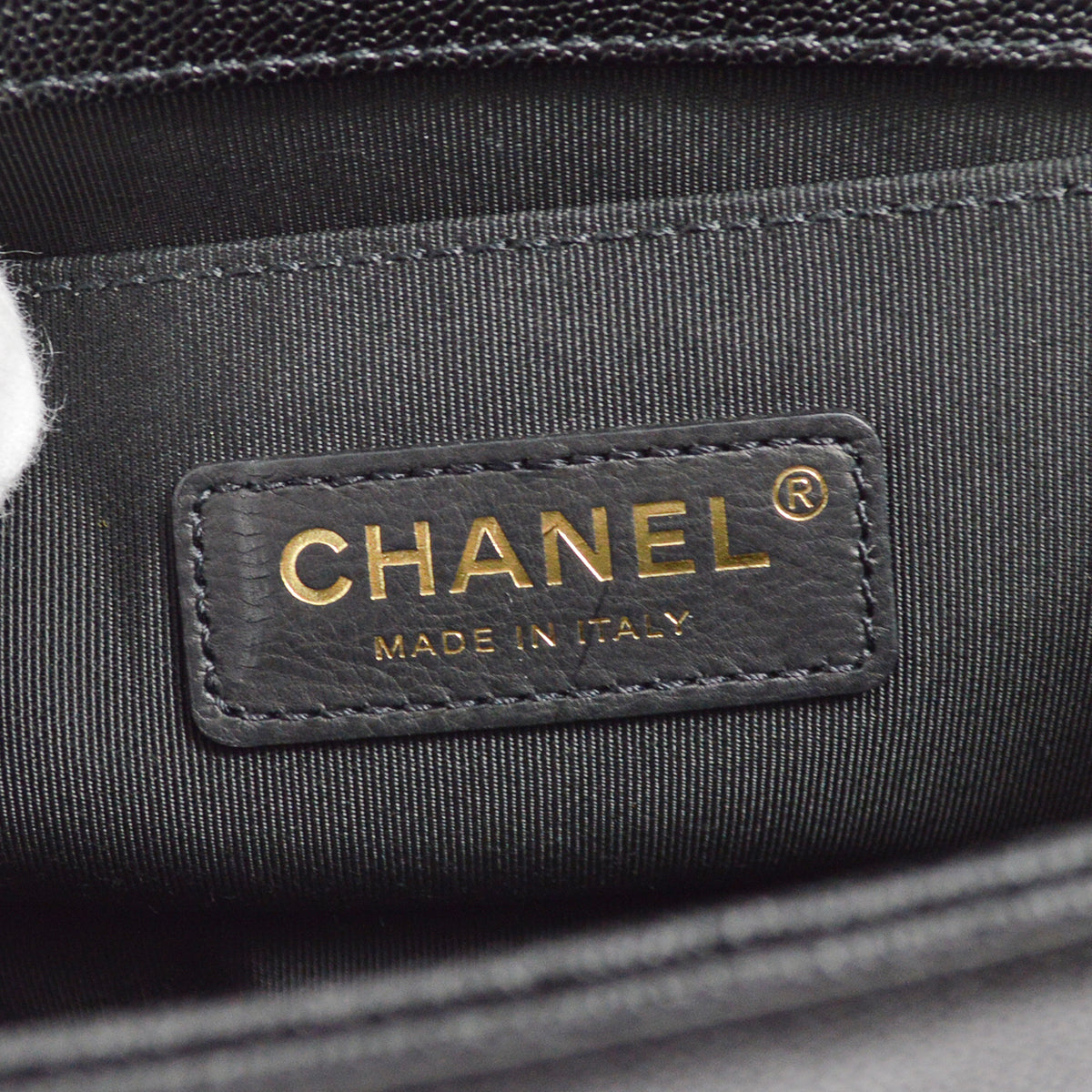 Boy Chanel 2019 Black Caviar Chain Shoulder Bag