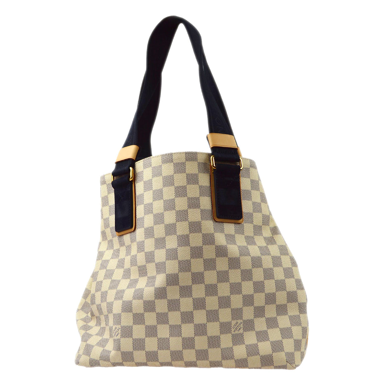 Louis Vuitton 2012 Damier Azur Plan Soleil Cabas PM Tote Bag N41179