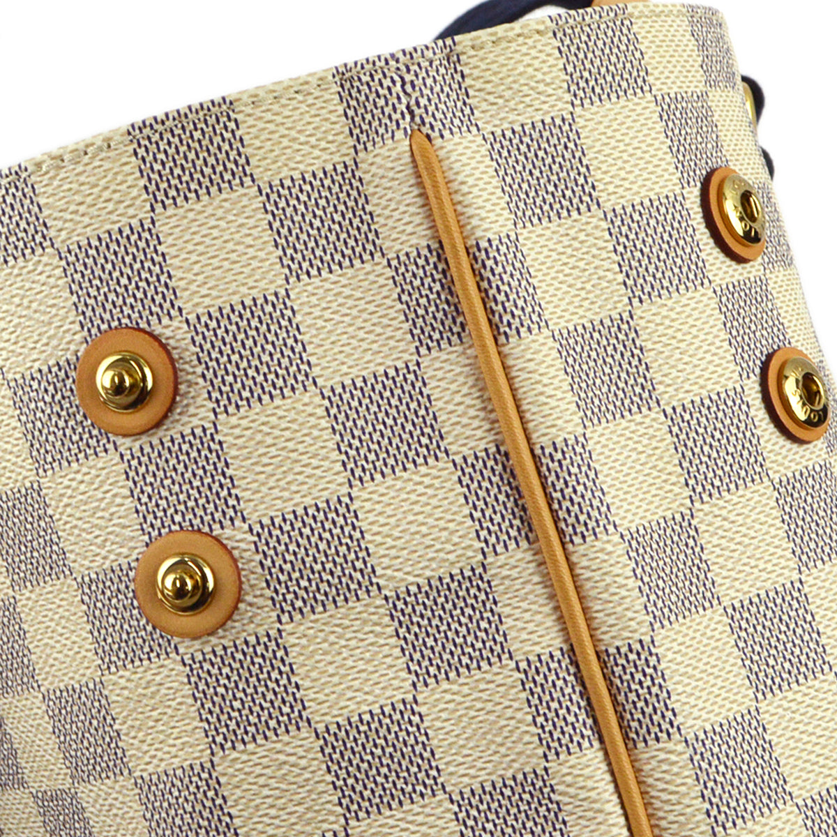 Louis Vuitton 2012 Damier Azur Plan Soleil Cabas PM Tote Bag N41179