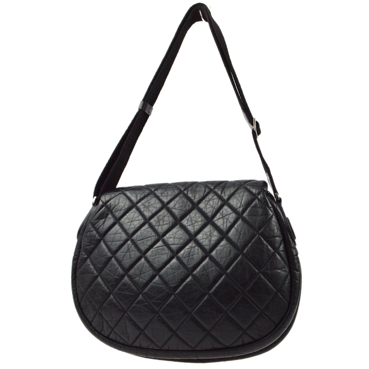 Chanel 2011 Black Nylon Coco Cocoon Shoulder Bag