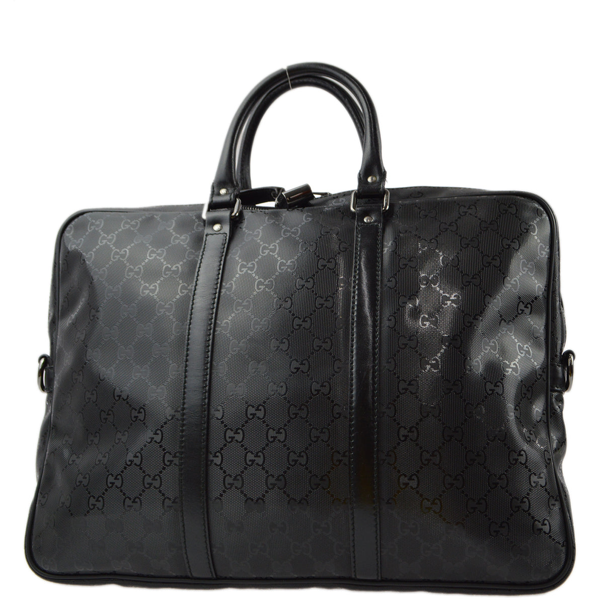 Gucci Black GG Imprime Handbag