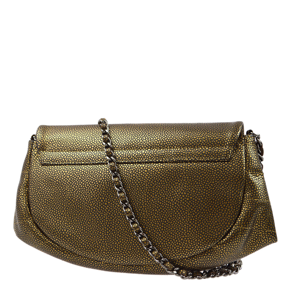 Chanel 2012-2013 Gold Leather WOC Wallet On Chain