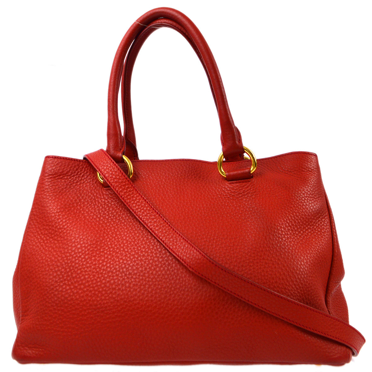 Prada Red 2way Shoulder Handbag
