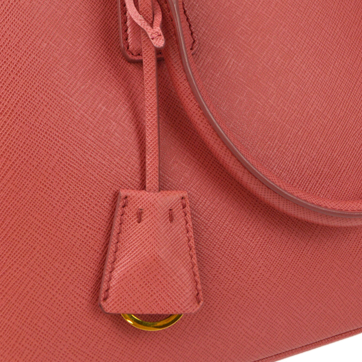 Prada Promenade Pink Saffiano 2way Shoulder Handbag