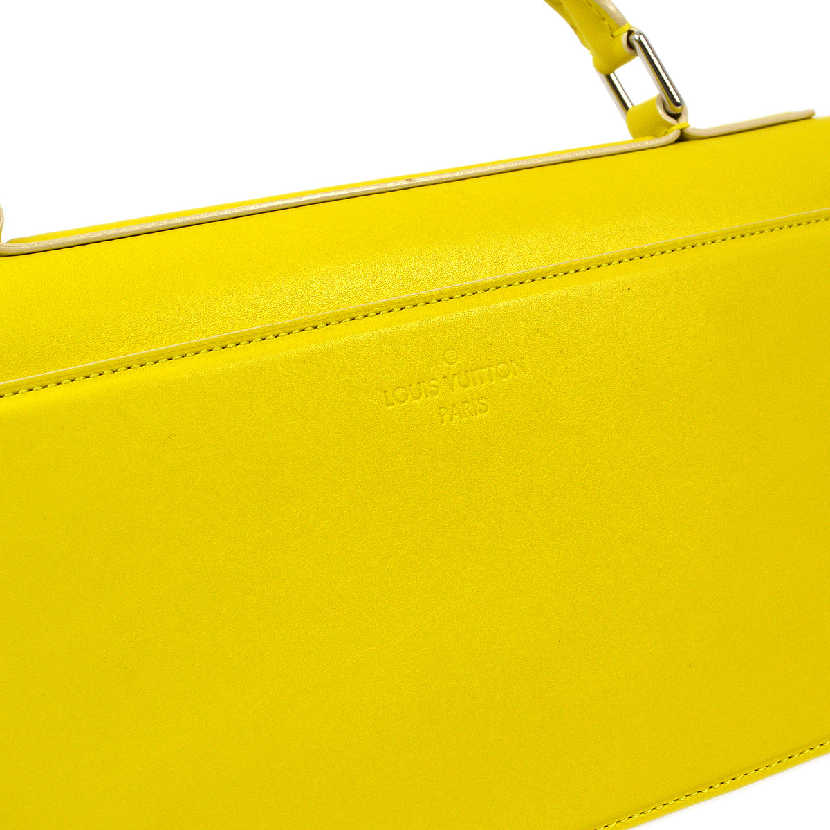 Louis Vuitton 2013 Yellow Damier Collection Envelope East West Handbag