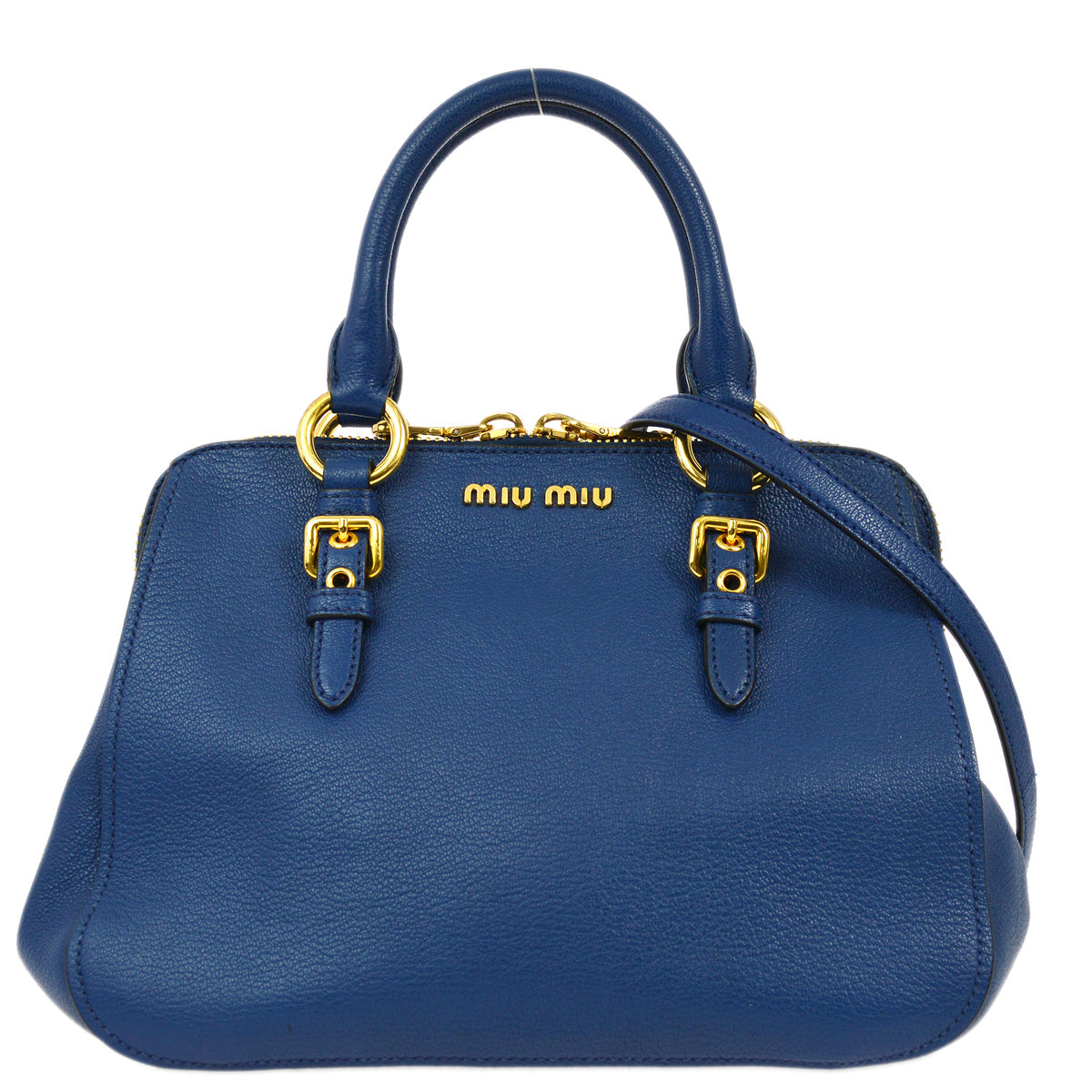 Miu Miu Blue 2way Shoulder Handbag