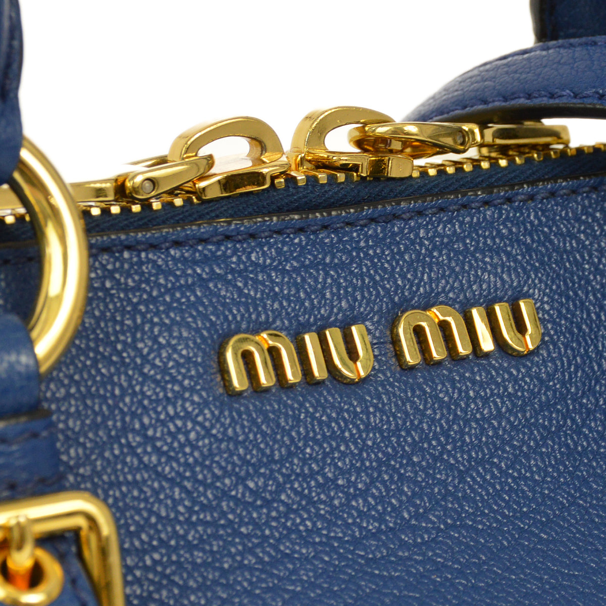 Miu Miu Blue 2way Shoulder Handbag
