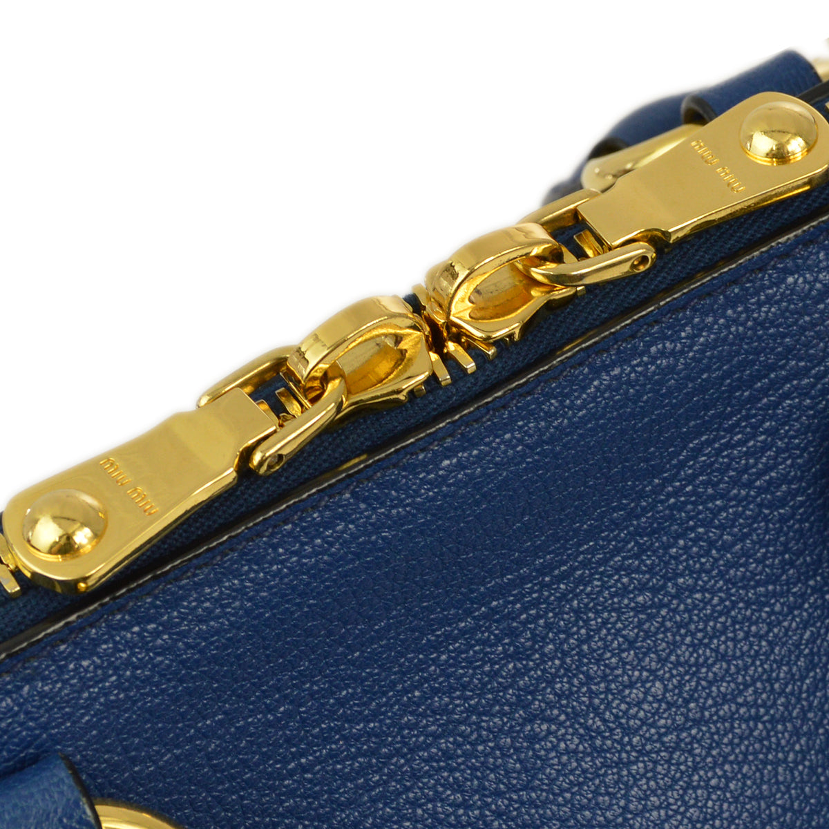 Miu Miu Blue 2way Shoulder Handbag