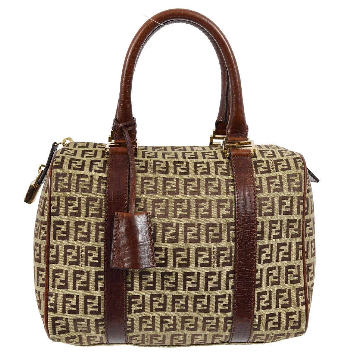 Fendi Brown Zucchino Handbag