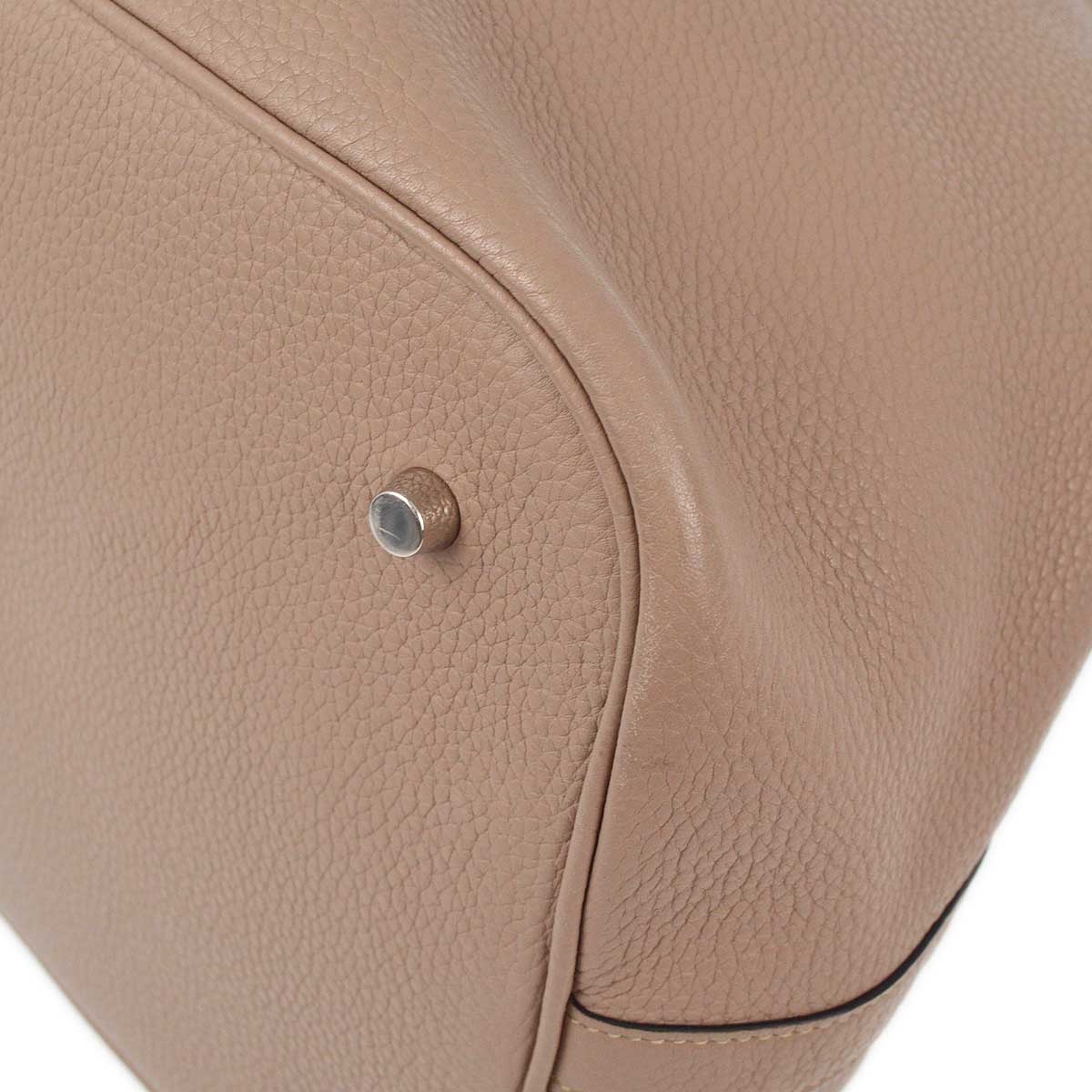 Hermes 2011 Gray Taurillon Clemence Picotin Lock 31 TGM Handbag
