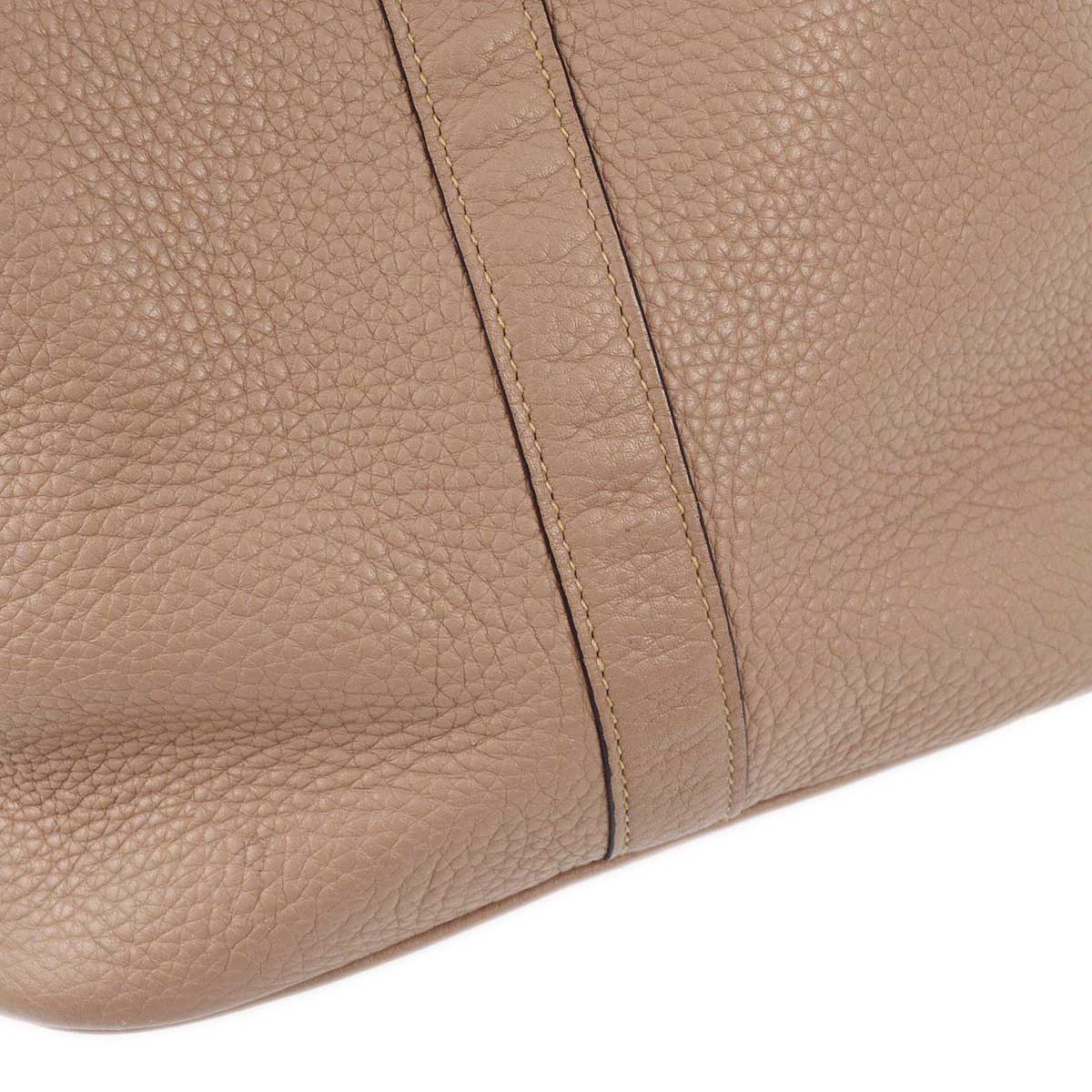 Hermes 2011 Gray Taurillon Clemence Picotin Lock 31 TGM Handbag