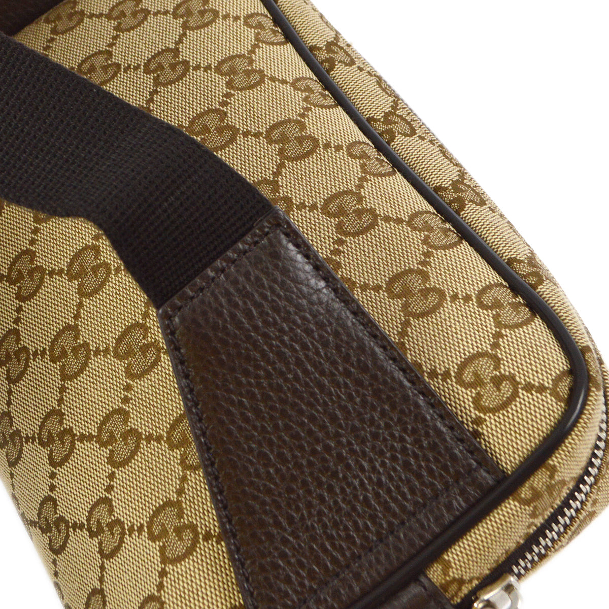 Gucci Beige Canvas GG Waist Bum Bag