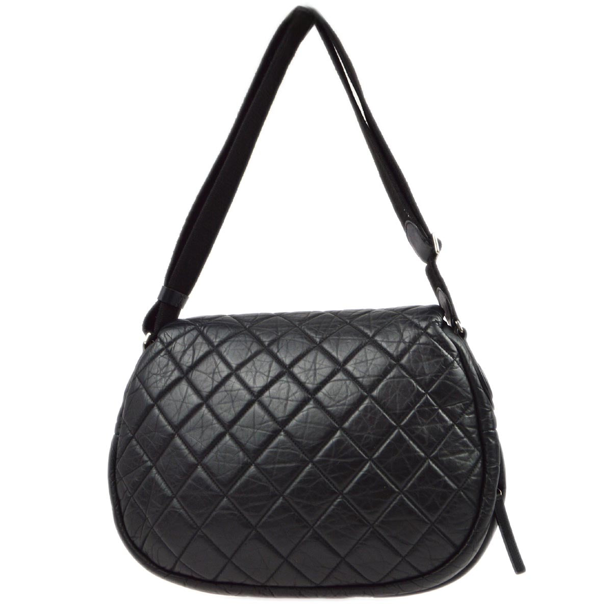 Chanel 2011 Black Nylon Coco Cocoon Shoulder Bag